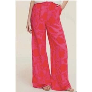 Kate Spade x Target Classic Rose Pants Wide Leg Women Size XL